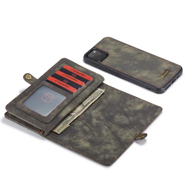 CaseMe Plånboksfodral Multi-Slot iPhone 11 Pro Max Grå