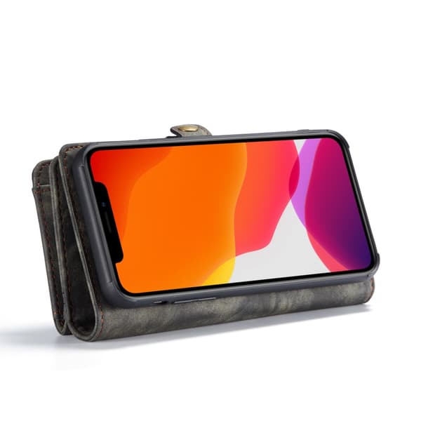 CaseMe Plånboksfodral Multi-Slot iPhone 11 Pro Max Grå