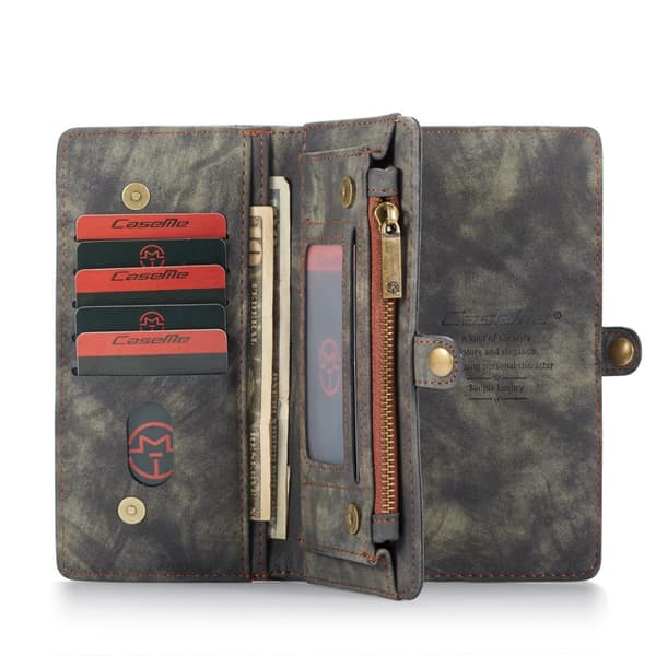 CaseMe Plånboksfodral Multi-Slot iPhone 11 Pro Max Grå