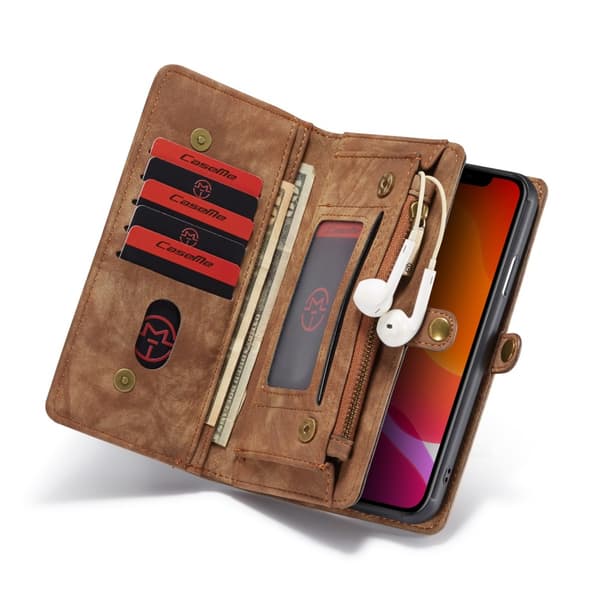 CaseMe Plånboksfodral Multi-Slot iPhone 11 Pro Max Brun