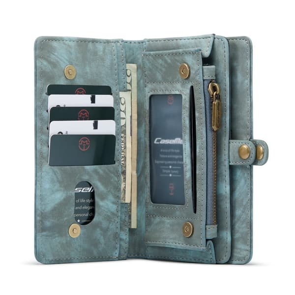 CaseMe Plånboksfodral Multi-Slot Samsung Galaxy S21 Blå