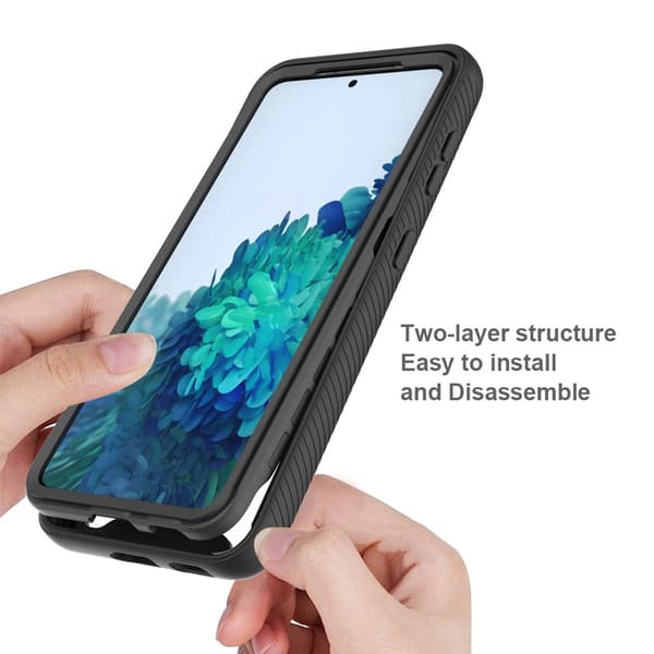 Allround Cover Skal Samsung Galaxy S21 Svart