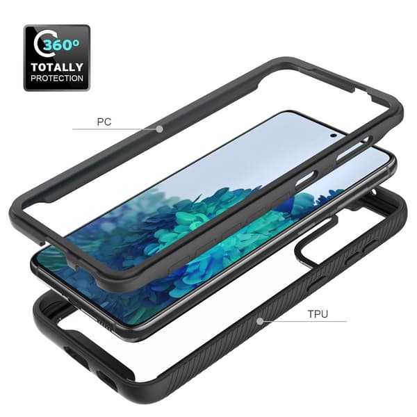 Allround Cover Skal Samsung Galaxy S21 Svart