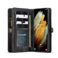 Miniatyrbild 3 av 8: CaseMe Plånboksfodral Multi-Slot Samsung Galaxy S21 Plus Svart