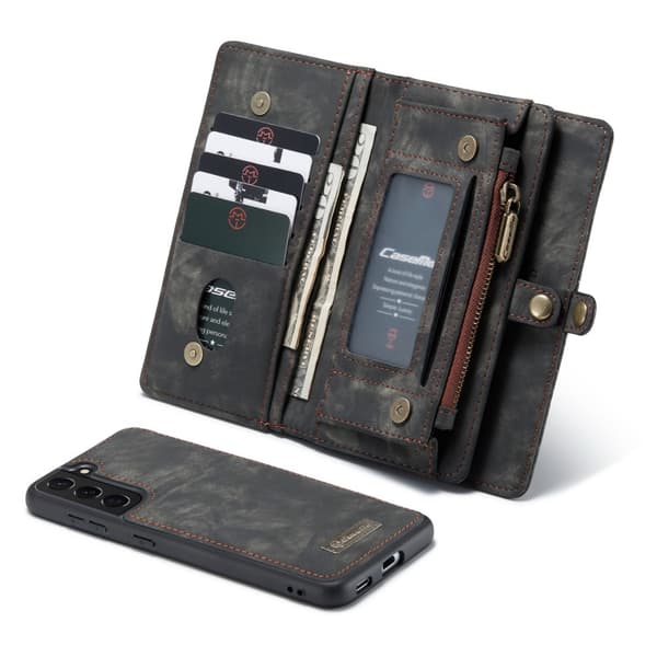 CaseMe Plånboksfodral Multi-Slot Samsung Galaxy S21 Plus Svart