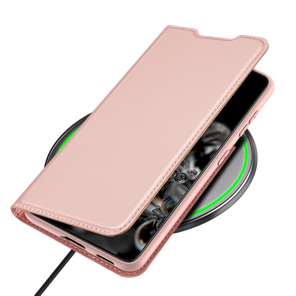Dux Ducis Skin Pro Läderfodral Samsung Galaxy S21 Plus Rosa