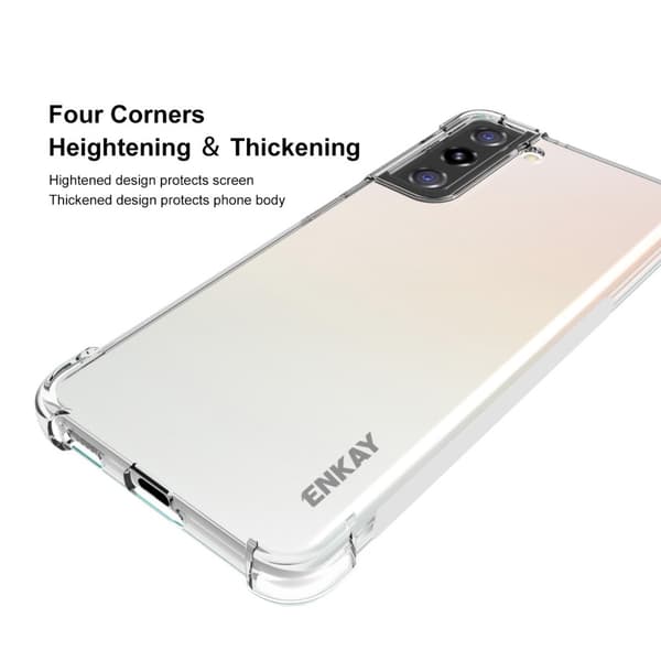 ENKAY TPU Skal & 0.2mm Skärmskydd Samsung Galaxy S21 Plus
