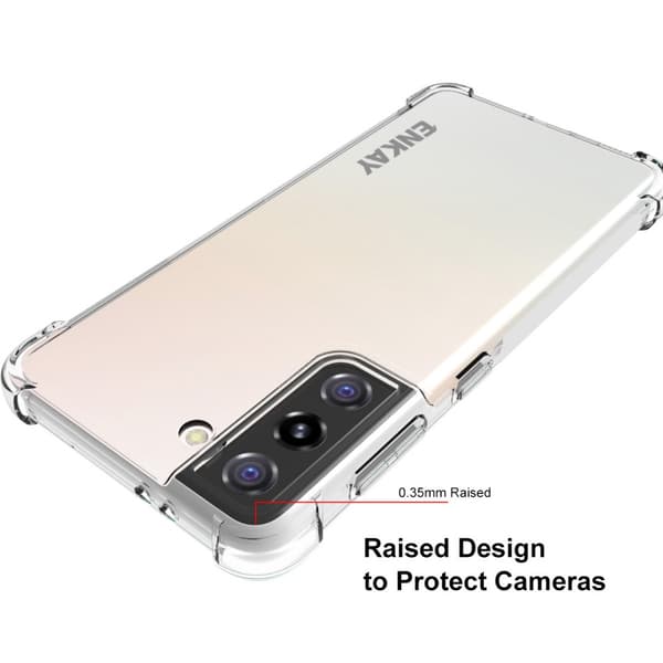 ENKAY TPU Skal & 0.2mm Skärmskydd Samsung Galaxy S21 Plus