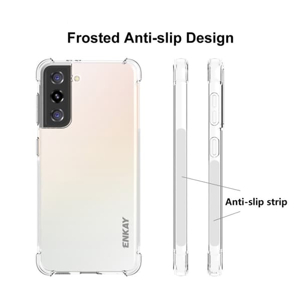 ENKAY TPU Skal & 0.2mm Skärmskydd Samsung Galaxy S21 Plus