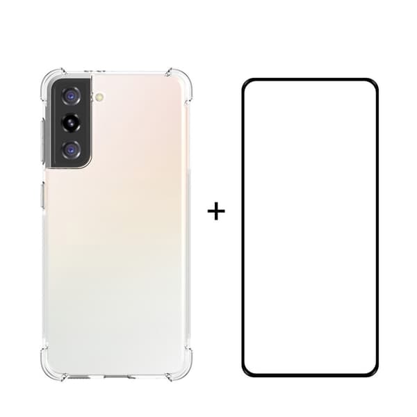 ENKAY TPU Skal & 0.2mm Skärmskydd Samsung Galaxy S21 Plus