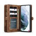Miniatyrbild 3 av 8: CaseMe Plånboksfodral Multi-Slot Samsung Galaxy S21 Ultra Brun