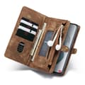 Miniatyrbild 6 av 8: CaseMe Plånboksfodral Multi-Slot Samsung Galaxy S21 Ultra Brun