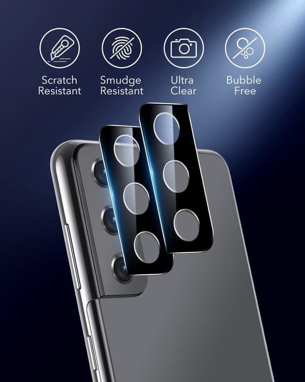 ESR Heltäckande Linsskydd Samsung Galaxy S21 2 Pack