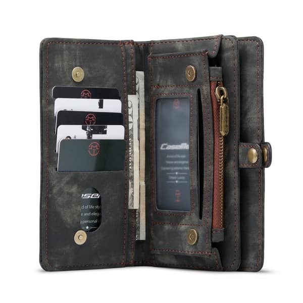 CaseMe Plånboksfodral Multi-Slot Samsung Galaxy S21 Svart