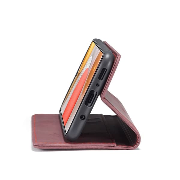 CaseMe Slim Plånboksfodral Samsung Galaxy S21 Vinröd