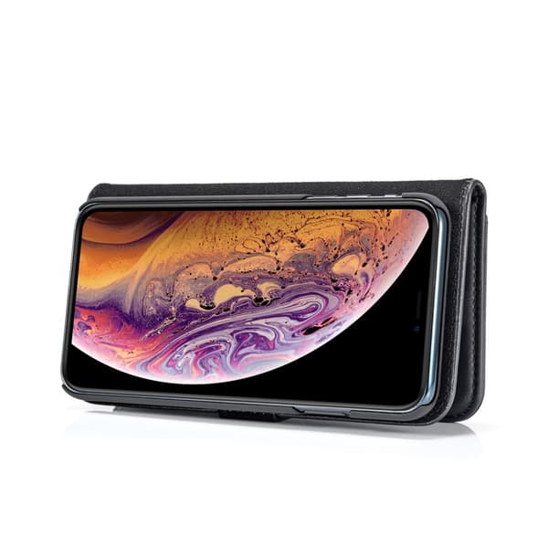 DG.MING 2-in-1 Magnet Wallet iPhone X/XS Black