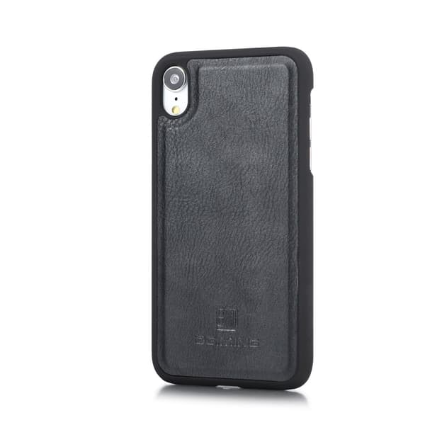 DG.MING 2-in-1 Magnet Wallet iPhone XR Black
