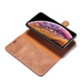 Miniatyrbild 3 av 8: DG.MING 2-in-1 Magnet Wallet iPhone XS Max Cognac