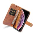 Miniatyrbild 6 av 8: DG.MING 2-in-1 Magnet Wallet iPhone XS Max Cognac