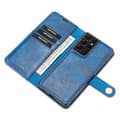 Miniatyrbild 4 av 6: DG.MING 2-in-1 Magnet Wallet Samsung Galaxy S21 Ultra Blue