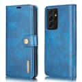 Miniatyrbild 1 av 6: DG.MING 2-in-1 Magnet Wallet Samsung Galaxy S21 Ultra Blue