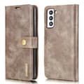 Miniatyrbild 1 av 6: DG.MING 2-in-1 Magnet Wallet Samsung Galaxy S21 Plus Brown