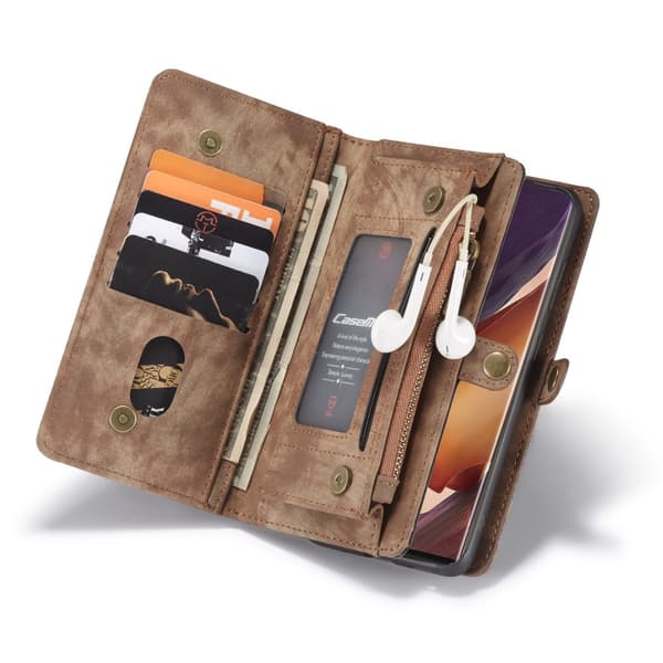 CaseMe Plånboksfodral Multi-Slot Galaxy Note 20 Ultra Brun