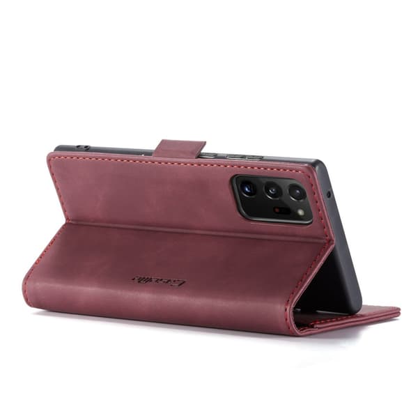 CaseMe Slim Plånboksfodral Galaxy Note 20 Ultra Röd