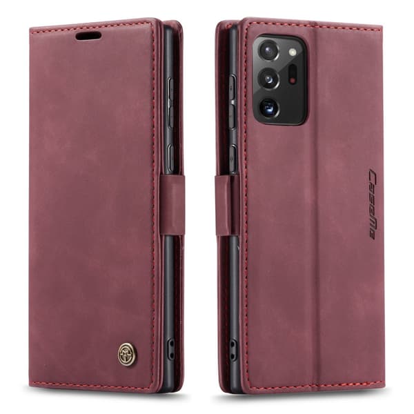 CaseMe Slim Plånboksfodral Galaxy Note 20 Ultra Röd