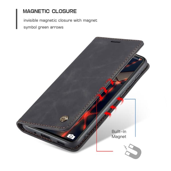 CaseMe Slim Plånboksfodral Galaxy S20 FE Svart