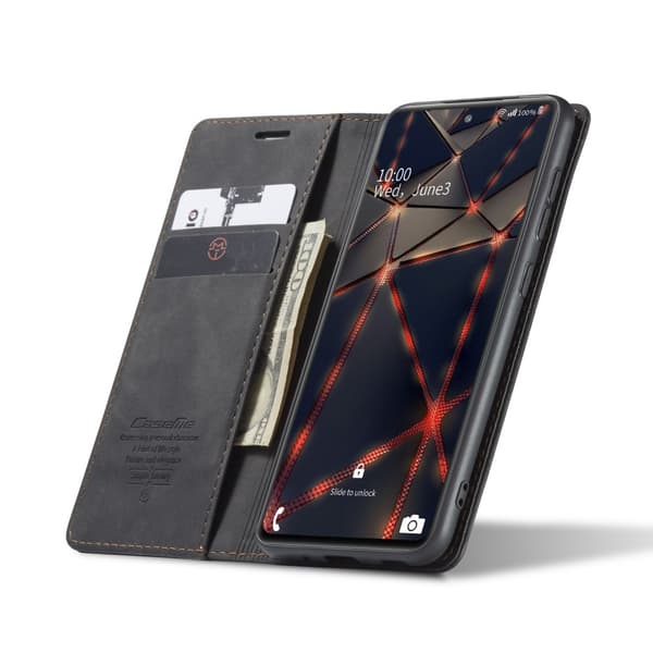 CaseMe Slim Plånboksfodral Galaxy S20 FE Svart