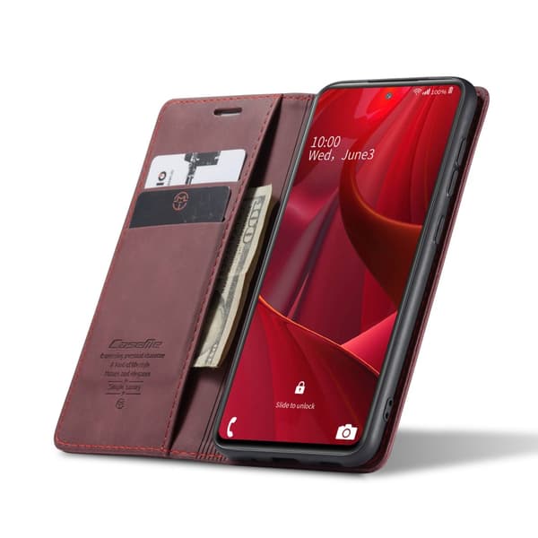 CaseMe Slim Plånboksfodral Galaxy S20 FE Röd