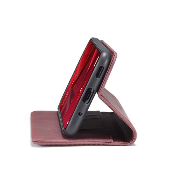 CaseMe Slim Plånboksfodral Galaxy S20 FE Röd