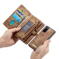 Miniatyrbild 8 av 8: CaseMe Plånboksfodral Multi-Slot Samsung Galaxy S20 Brun
