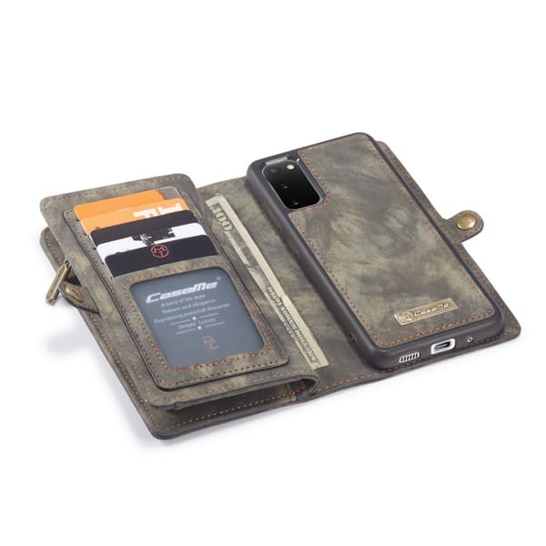CaseMe Plånboksfodral Multi-Slot Samsung Galaxy S20 Svart