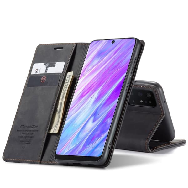 CaseMe Slim Plånboksfodral Galaxy S20 Svart