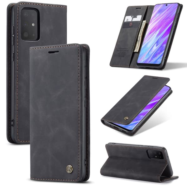 CaseMe Slim Plånboksfodral Galaxy S20 Svart