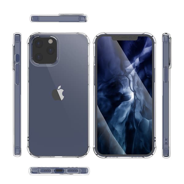 LEEU DESIGN Air TPU Skal iPhone 12/12 Pro Transparent