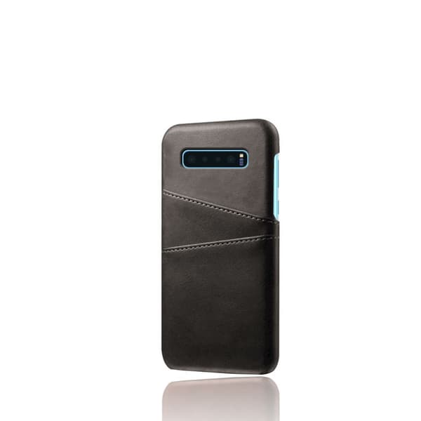 Läderskal Med Kortfack Samsung Galaxy S10 Plus Svart