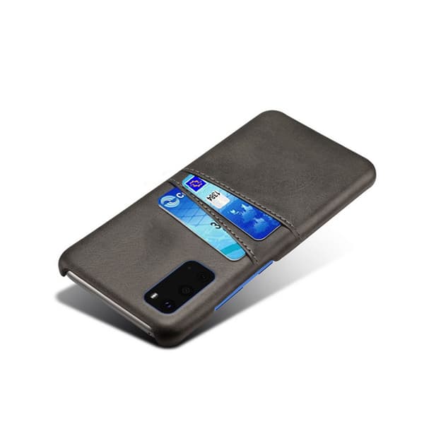 Läderskal Med Kortfack Samsung Galaxy S20 Svart