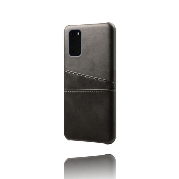 Läderskal Med Kortfack Samsung Galaxy S20 Svart