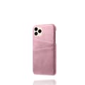 Miniatyrbild 2 av 5: Läderskal Med Kortfack iPhone 12/12 Pro Rosa
