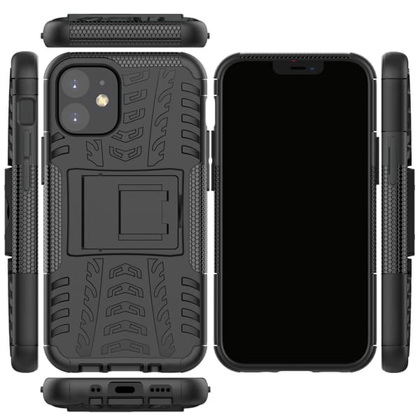 Hybridskal Med Ställ iPhone 12 Mini Svart