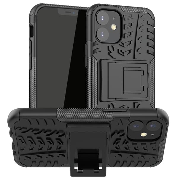 Hybridskal Med Ställ iPhone 12 Mini Svart