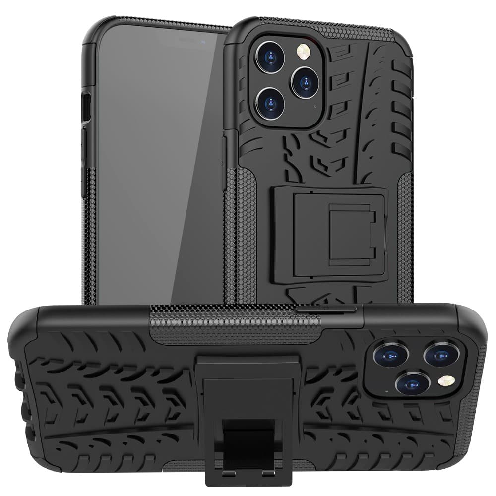 Hybridskal Med Ställ iPhone 12 Pro Max Svart