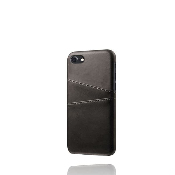 Läderskal Med Kortfack iPhone 7/8/SE Svart