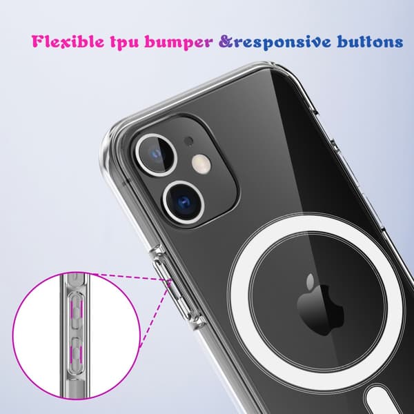 Magsafe Skal iPhone 12/12 Pro Transparent