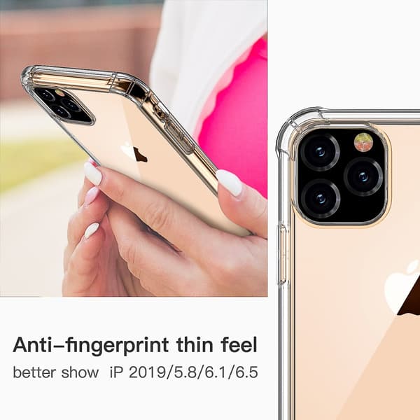 LEEU DESIGN Air TPU Skal iPhone 11 Pro Max Transparent