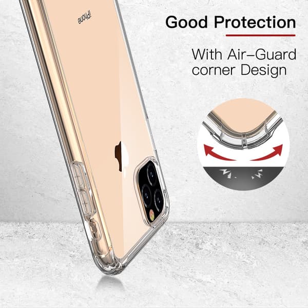 LEEU DESIGN Air TPU Skal iPhone 11 Pro Max Transparent