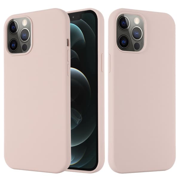 MagSafe Silikonskal iPhone 12/12 Pro Rosa